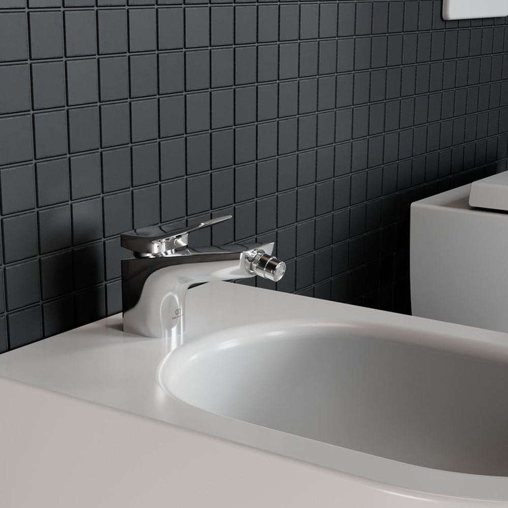 Baterie bideu Ideal Standard Conca crom lucios cu ventil inclus [4]