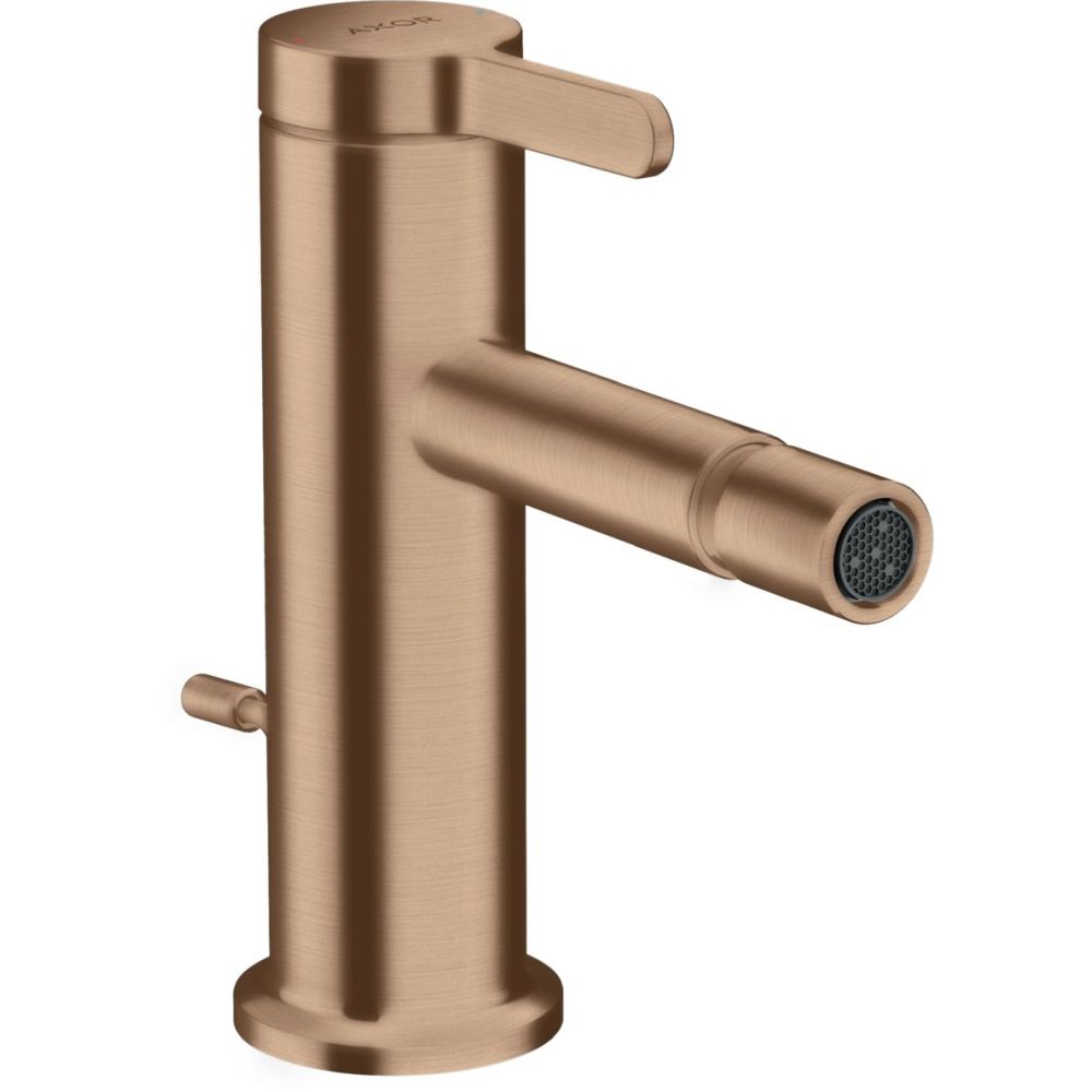 Baterie bideu red gold periat cu ventil pop-up inclus Hansgrohe Axor One