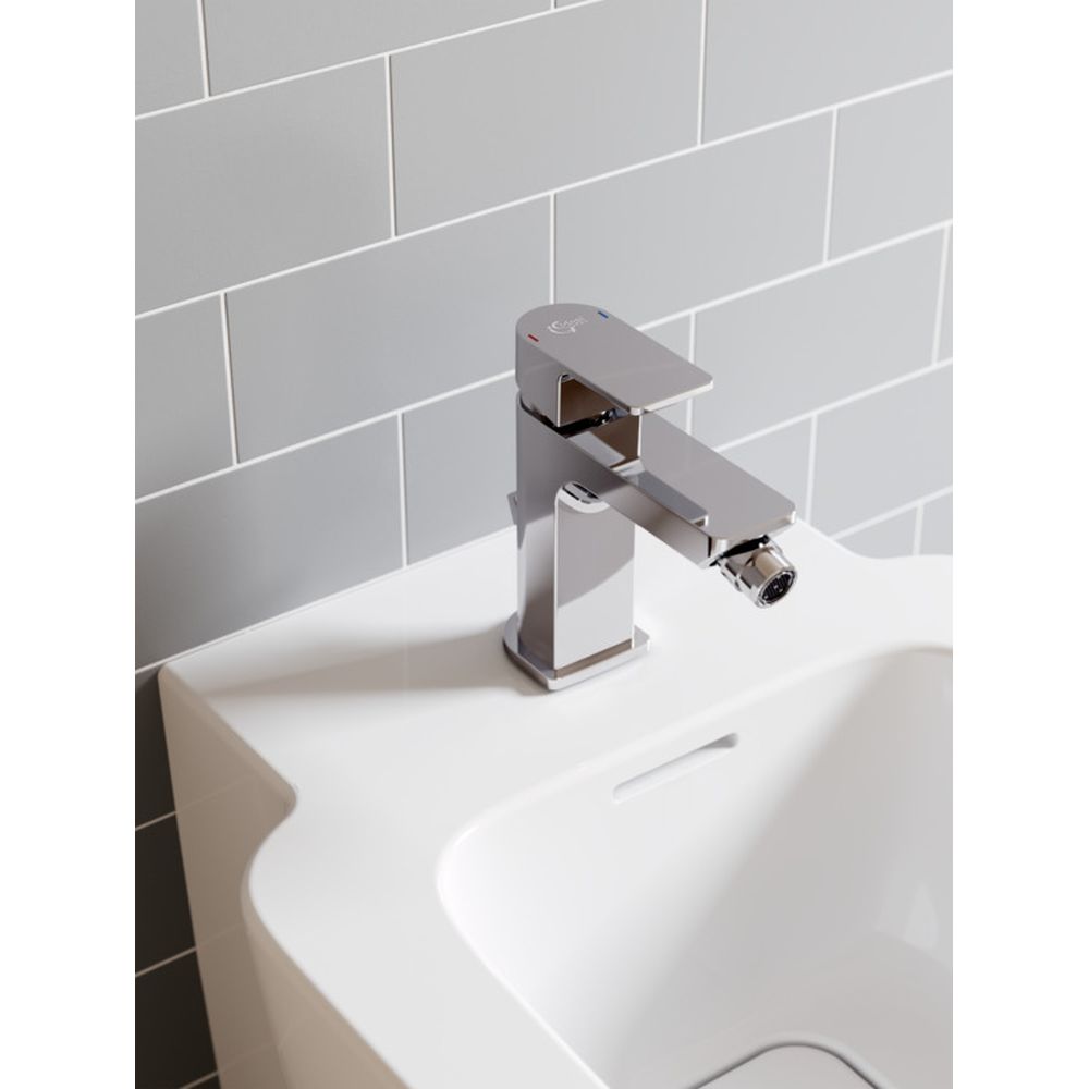 Baterie bideu Ideal Standard Edge crom lucios cu ventil inclus [4]