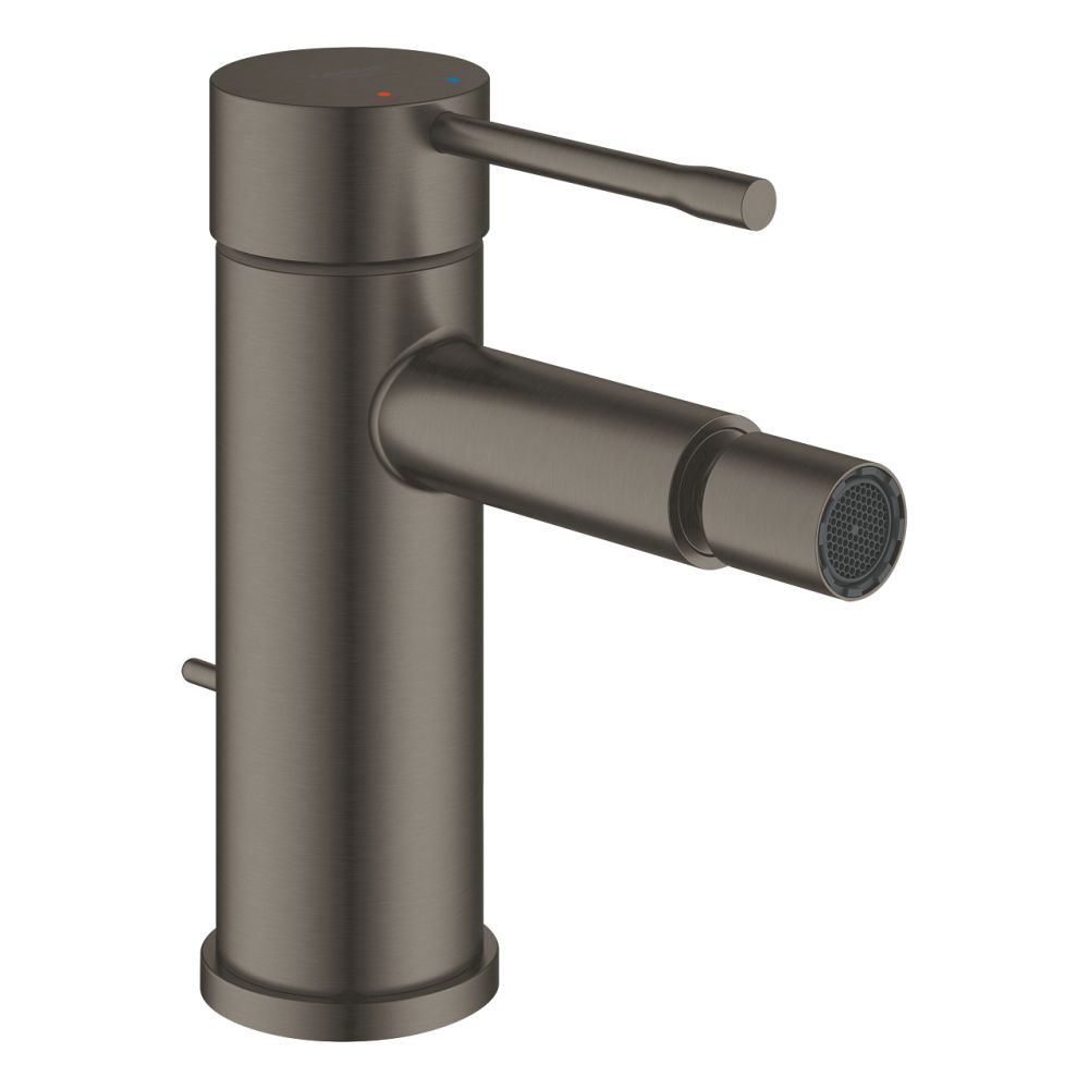 Baterie bideu Grohe Essence, marimea S, ventil inclus, antracit periat Hard Graphite