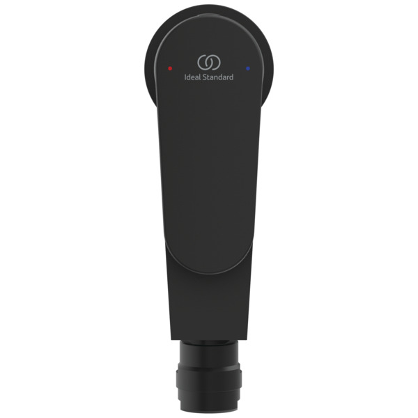 Baterie bideu Ideal Standard Cerafine O negru mat cu ventil click-clack inclus BD716XG [3]