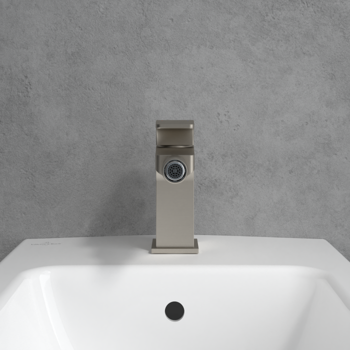 Baterie bideu, ventil cu tija inclus, nichel periat, Villeroy&Boch  Architectura Square [4]