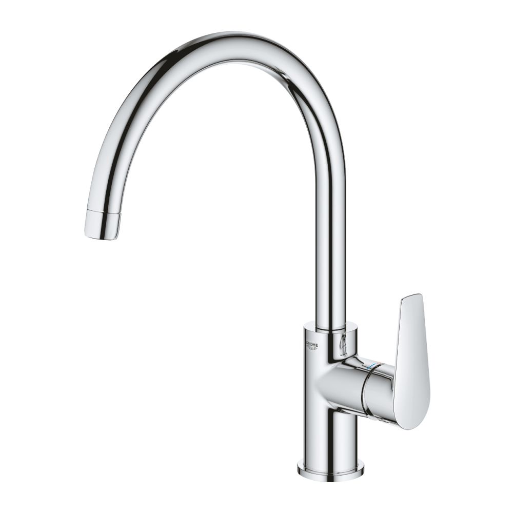 Baterie chiuveta bucatarie crom Grohe BauEdge New [2]