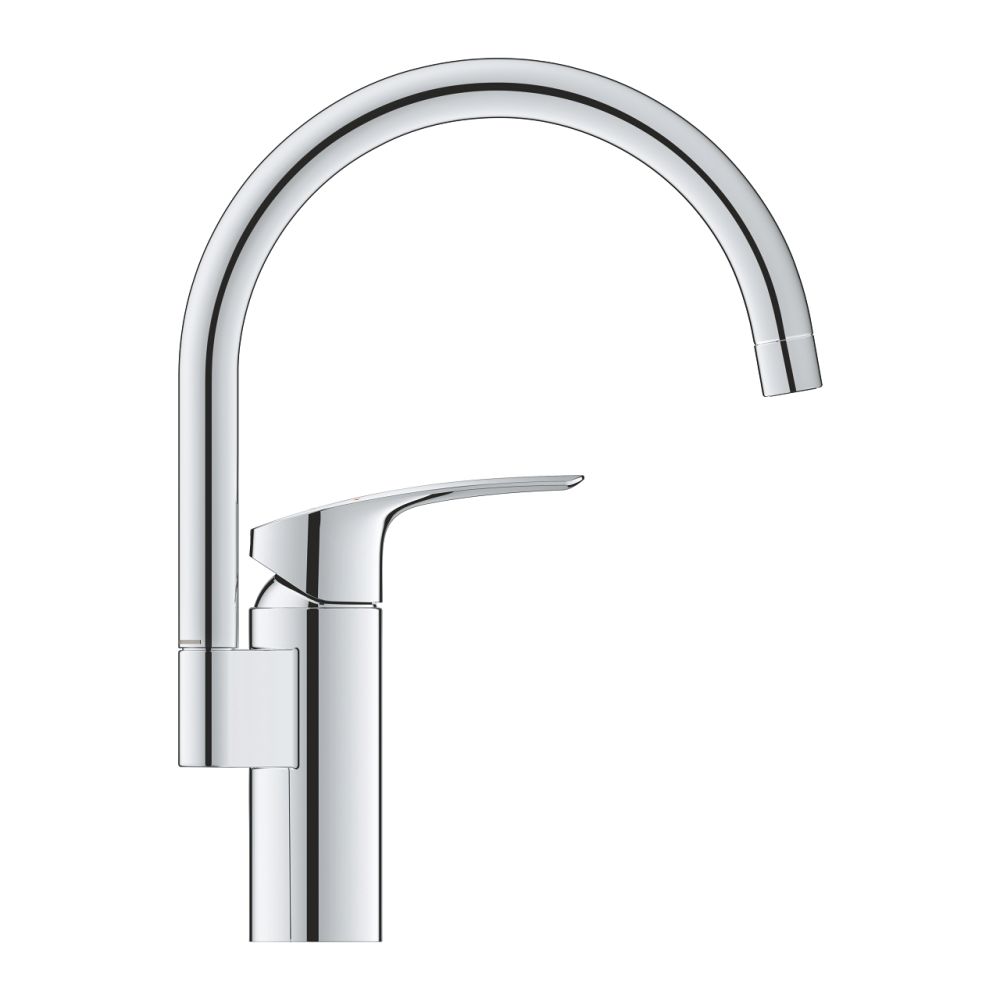 Baterie chiuveta bucatarie cu pipa pivotanta crom Grohe Eurosmart [2]