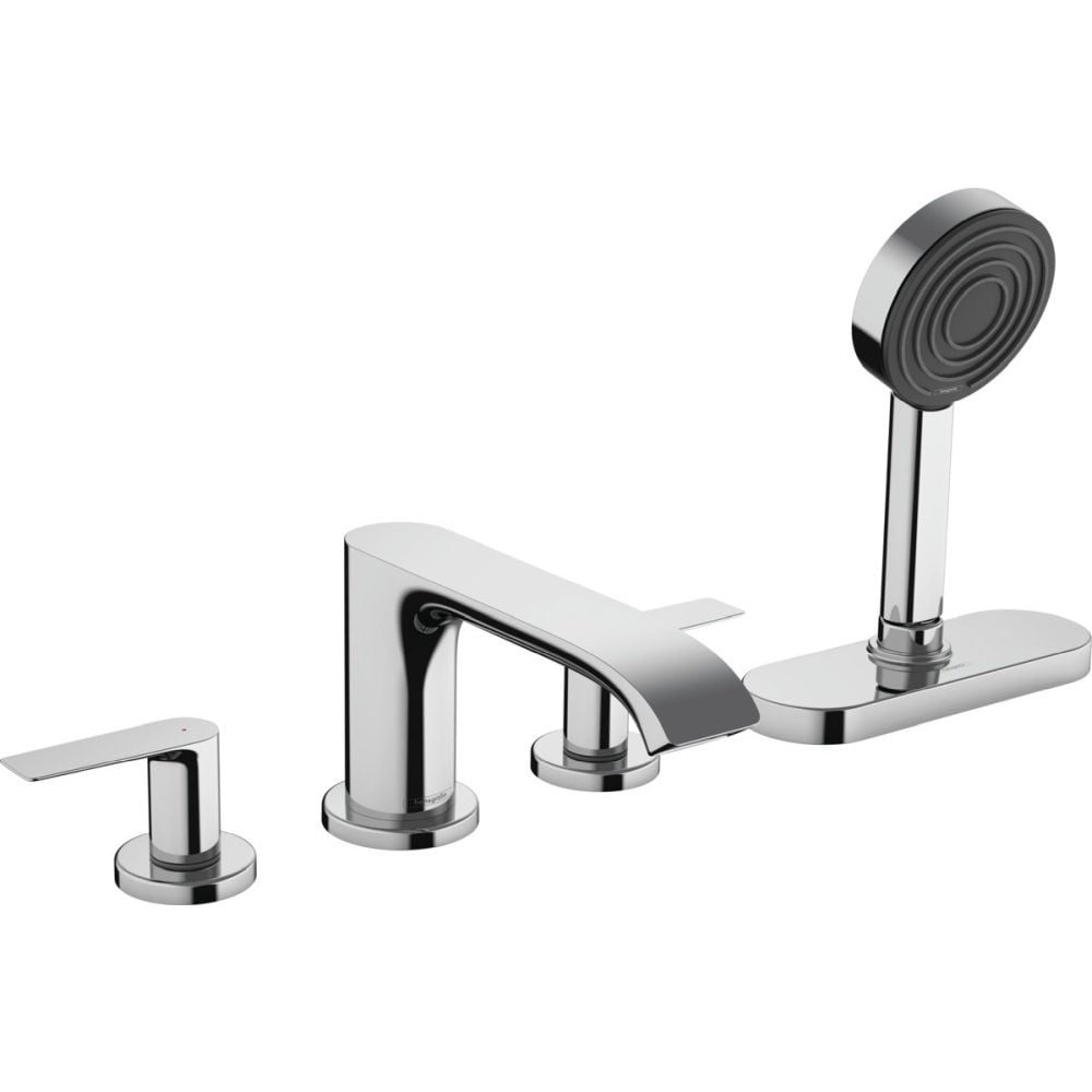 Baterie cada culoare crom lucios cu 4 orificii si sBox, Hansgrohe Vivenis