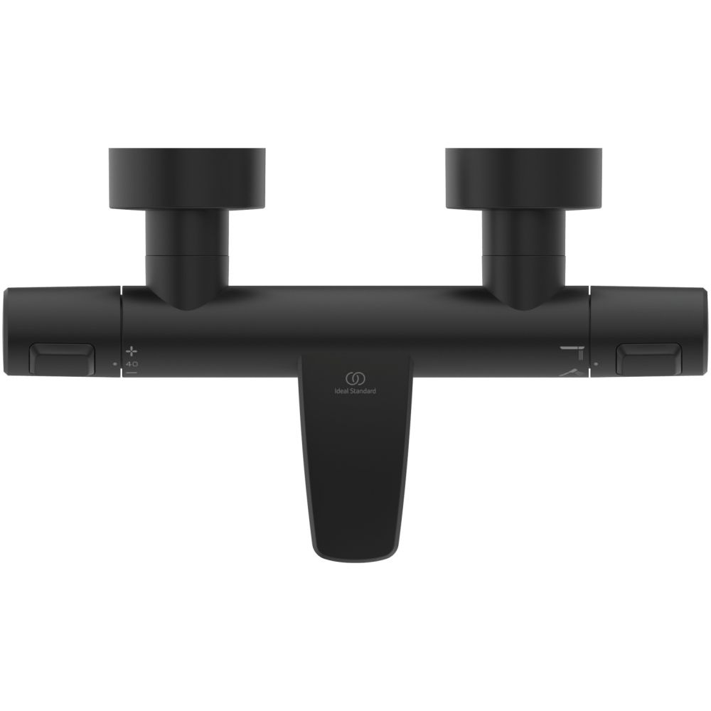 Baterie cada sau dus termostatata Ideal Standard Ceratherm T25 negru mat [3]