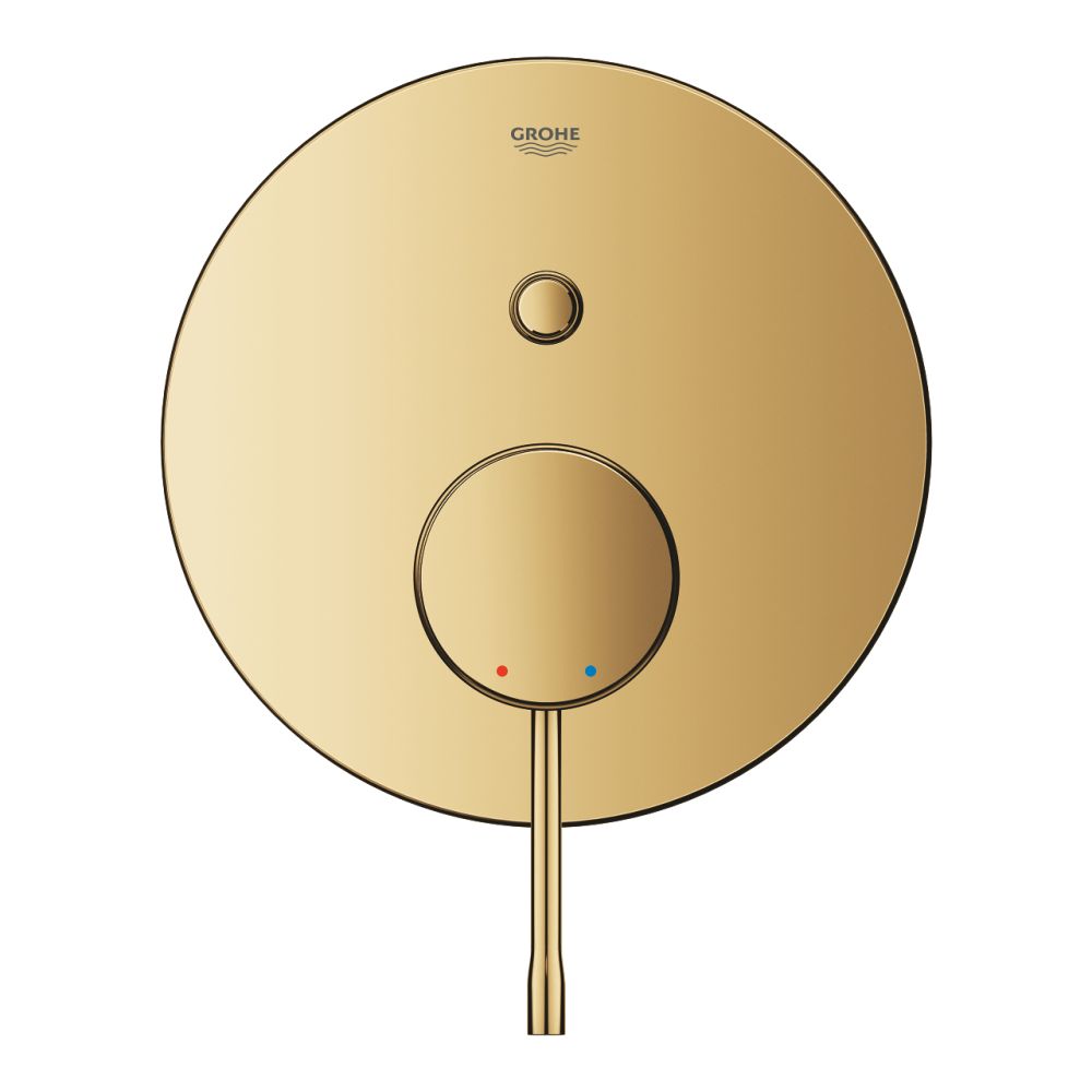 Baterie cada-dus incastrata Grohe Essence pentru corp ingropat auriu lucios Cool Sunrise [2]