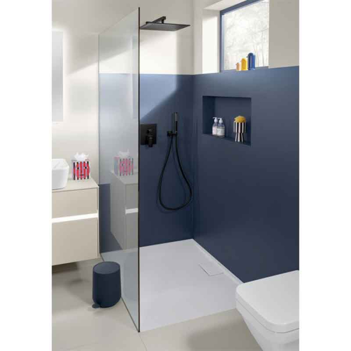 Baterie cada-dus, montaj incastrat, negru mat, Villeroy&Boch  Architectura Square [4]