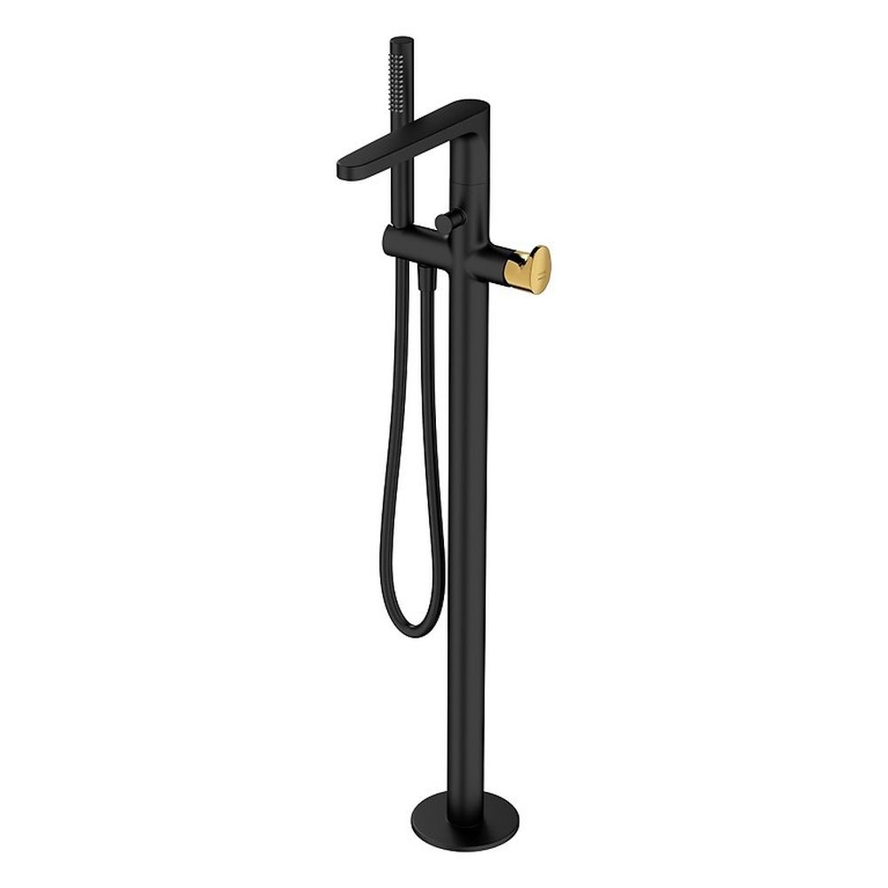 Baterie cada freestanding Cersanit Inverto, negru mat [2]