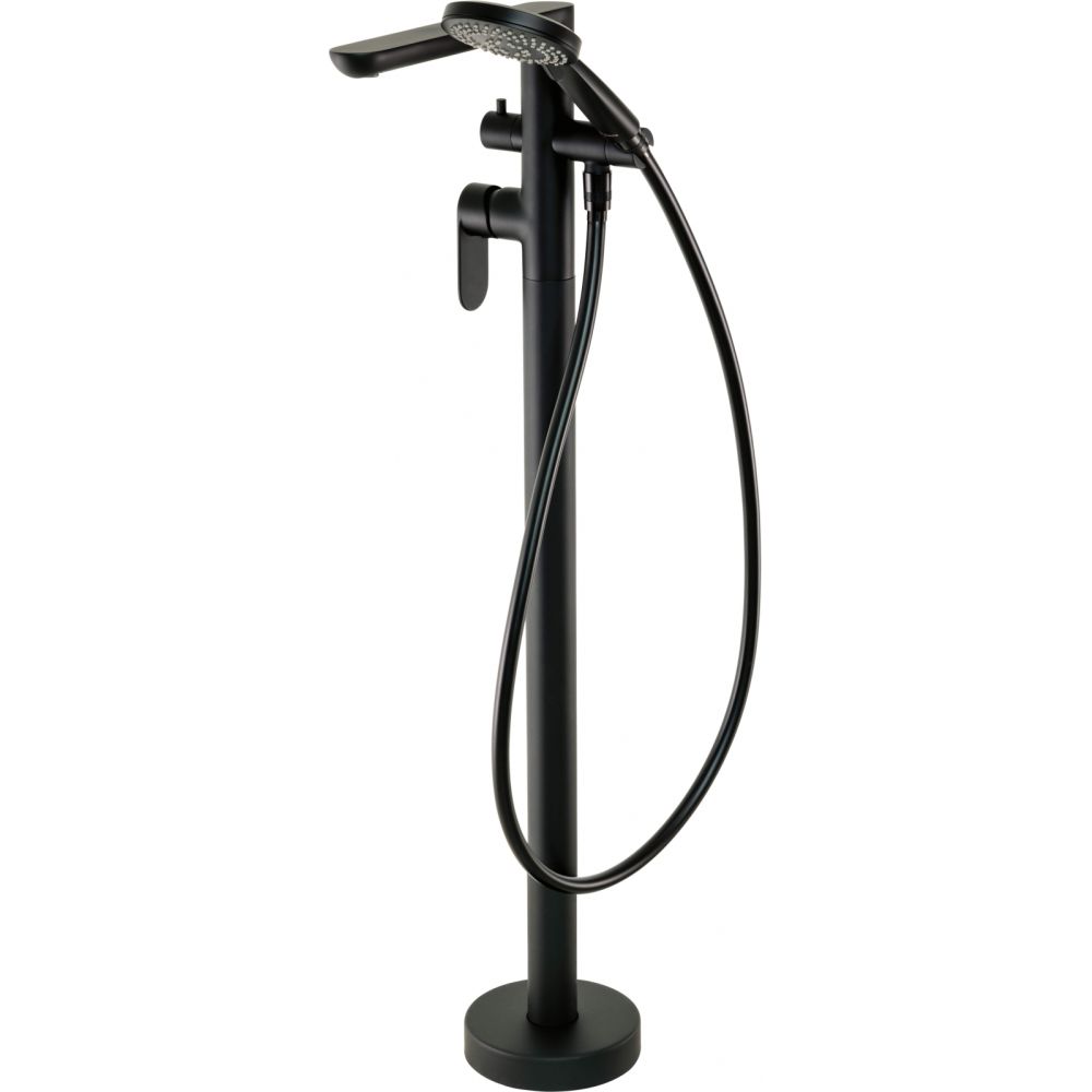 Baterie cada freestanding culoare negru mat Deante Alpinia [2]