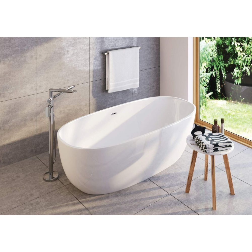 Baterie cada freestanding culoare crom lucios Deante Alpinia [5]