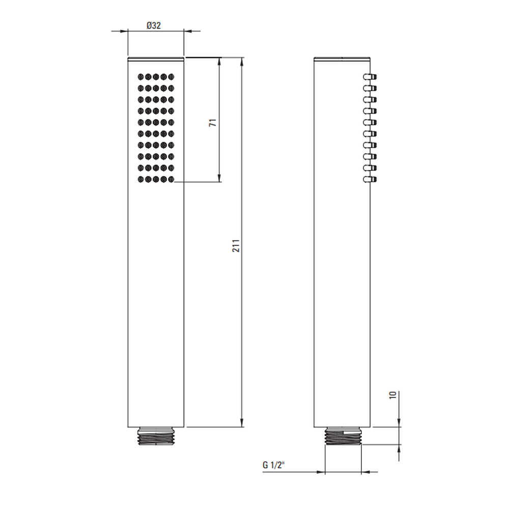 Baterie cada freestanding culoare titan Deante Silia [3]