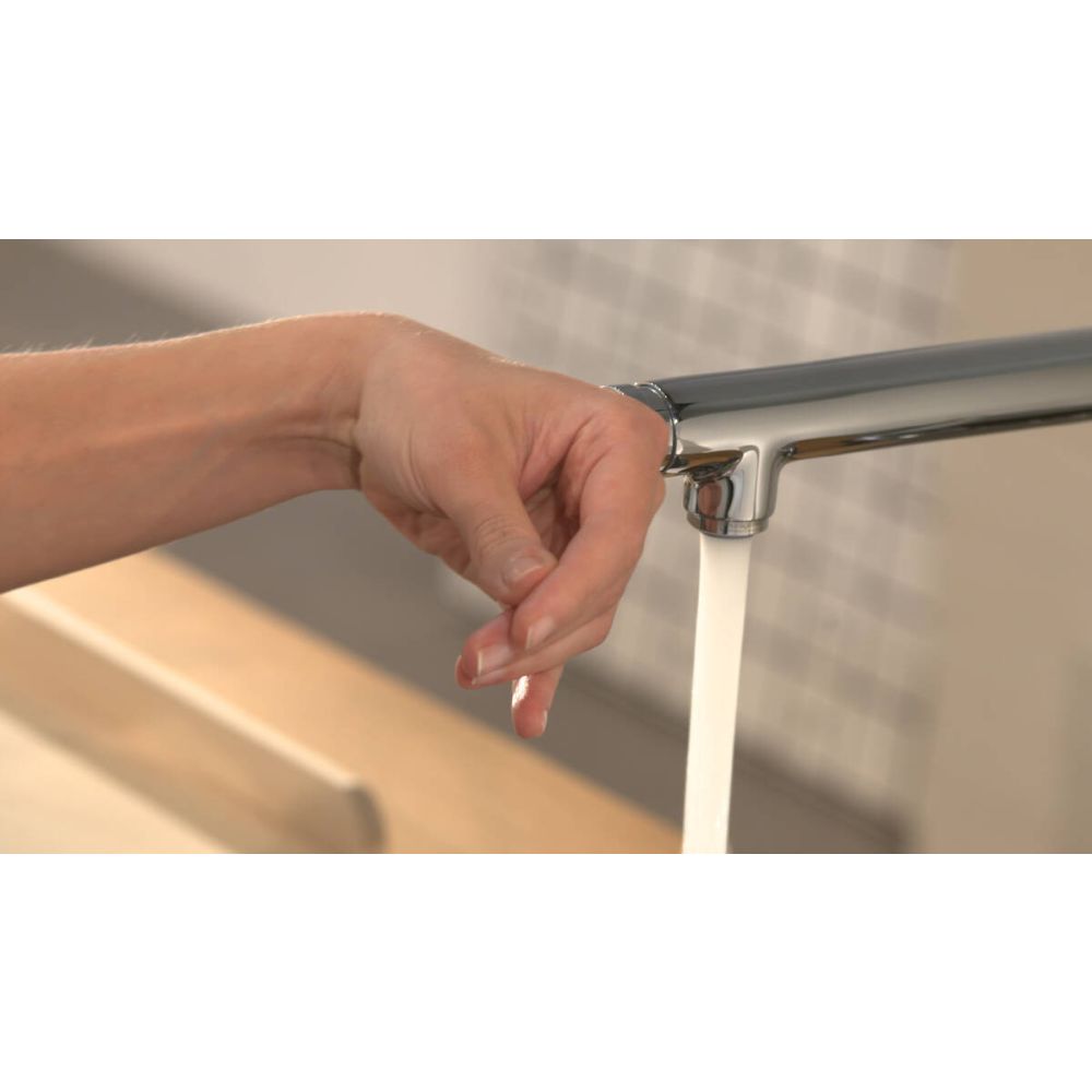 Baterie chiuveta bucatarie crom, monocomanda Hansgrohe Talis Select M51 72820000 [3]
