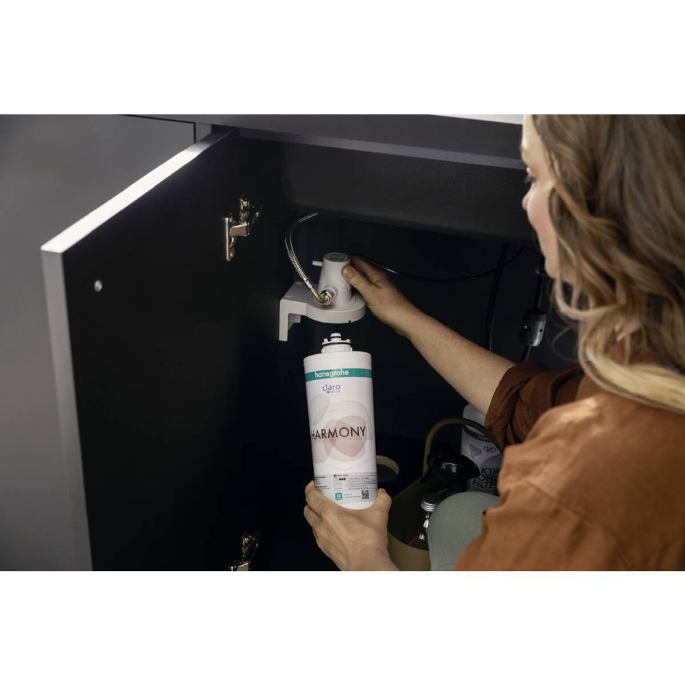 Baterie chiuveta bucatarie crom lucios cu filtru de apa Hansgrohe Aqittura M91 76800000 [3]
