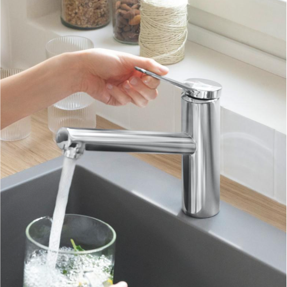 Baterie chiuveta bucatarie crom lucios, monocomanda Hansgrohe Zesis M33 74802000 [2]