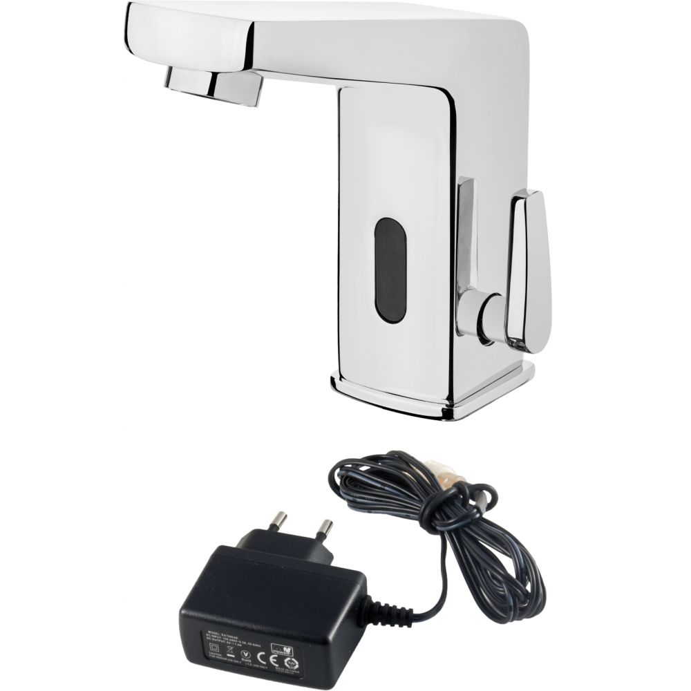 Baterie lavoar crom lucios, senzor si control temperatura, 230 / 6V, Deante Sensor [3]