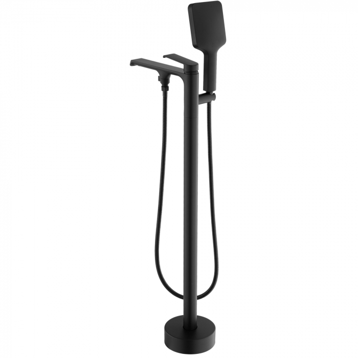 Baterie cadă freestanding Rea Hass, negru mat [3]