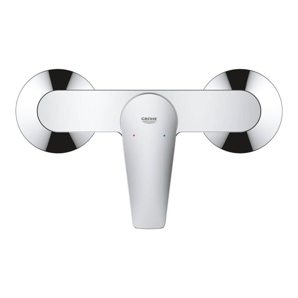 Baterie dus culoare crom Grohe BauEdge New [3]
