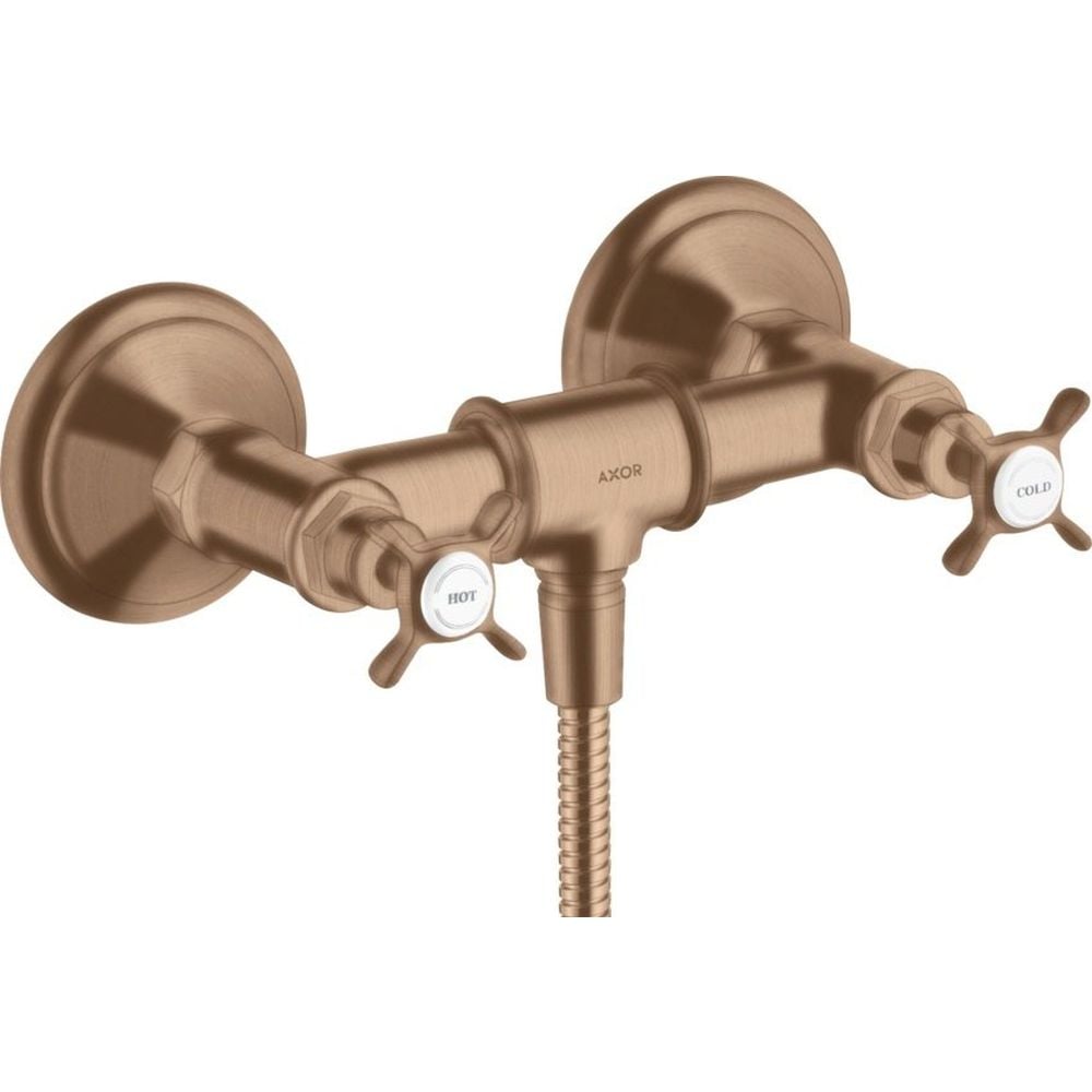 Baterie dus red gold periat, dubla comanda, Hansgrohe Axor Montreux