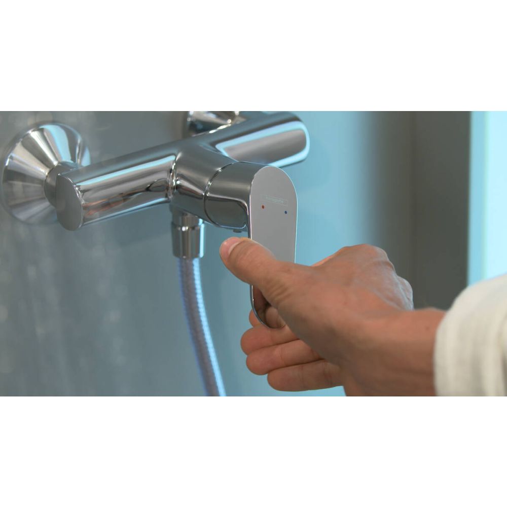 Baterie dus crom, montaj pe perete Hansgrohe Focus E2 [2]