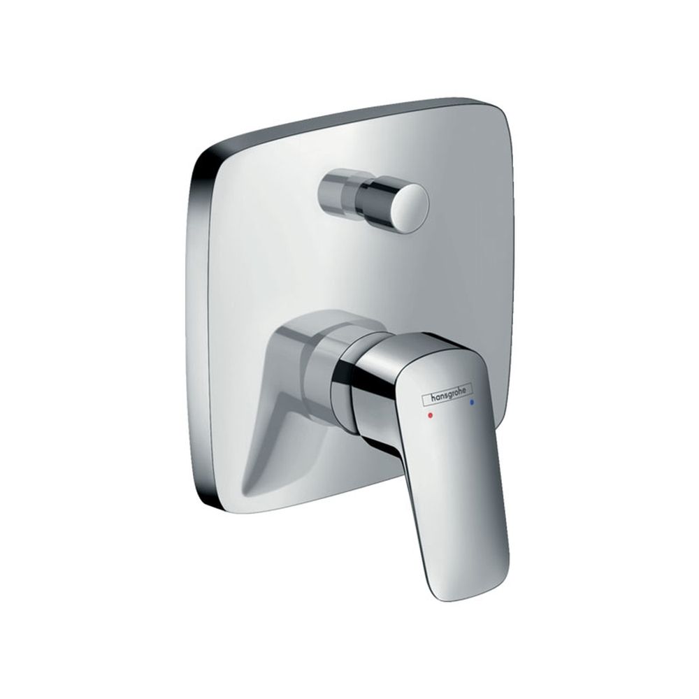 Baterie dus Hansgrohe Logis incastrata pentru corp ingropat, crom