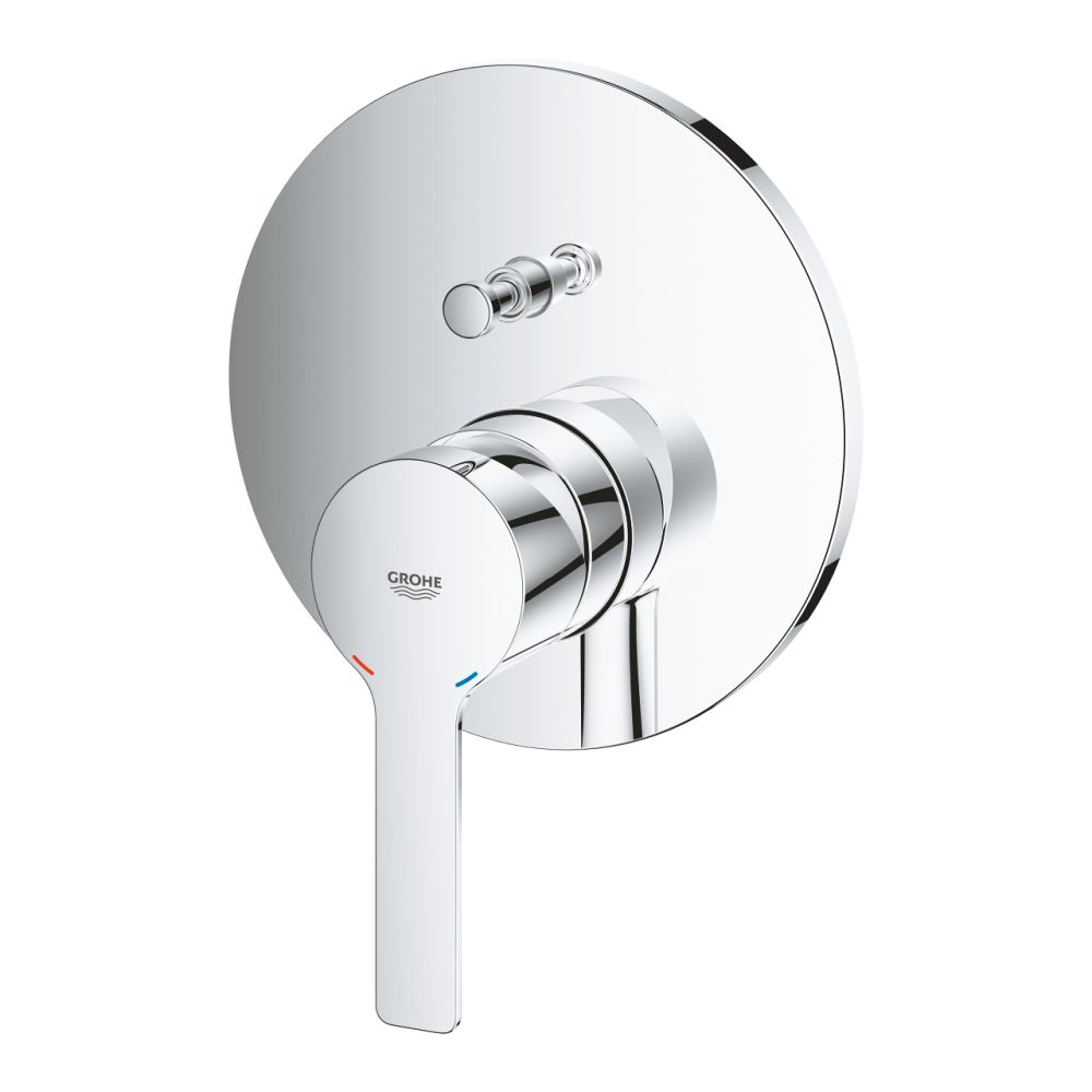 Baterie cada-dus incastrata Grohe Lineare pentru corp ingropat crom lucios [2]