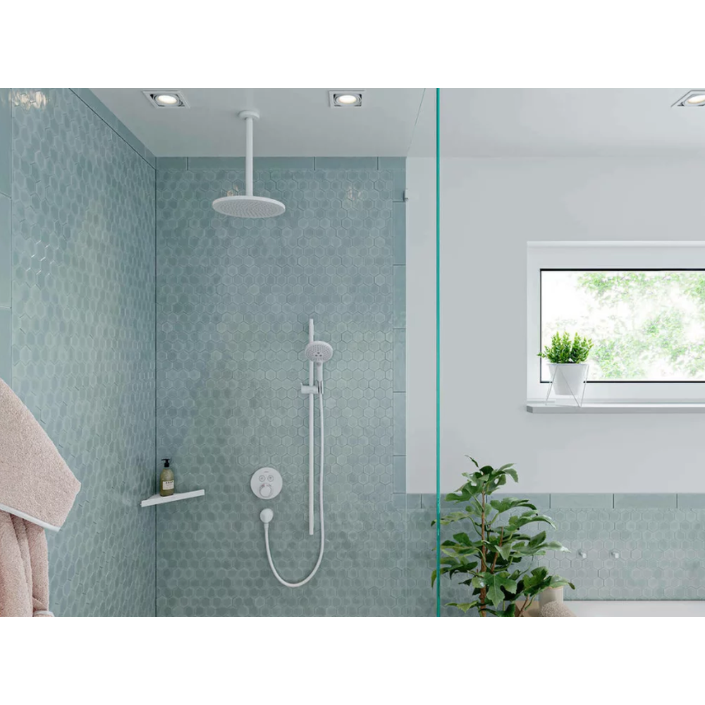 Baterie dus incastrata termostatata alb mat Hansgrohe, ShowerSelect S [2]