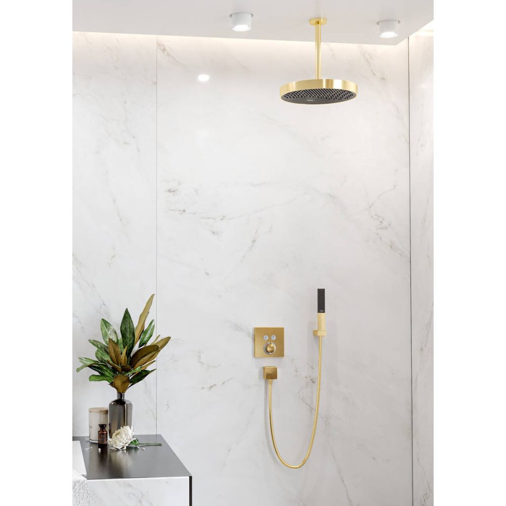 Baterie dus incastrata termostatata culoare auriu lucios Hansgrohe ShowerSelect 15763990 [3]