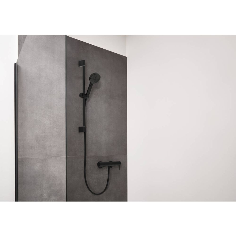 Baterie dus monocomanda culoare negru mat Hansgrohe Finoris 76620670 [2]