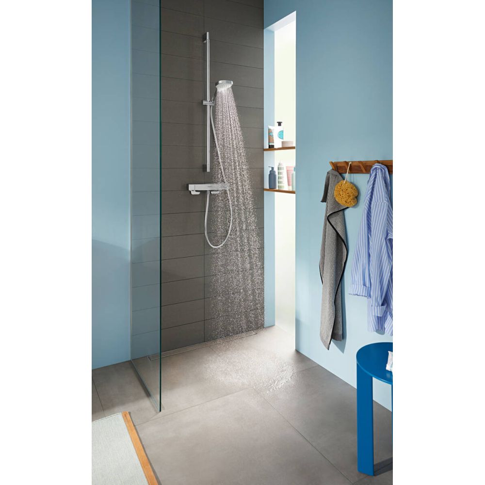 Baterie dus termostatata crom Hansgrohe Ecostat E 15773000 [3]