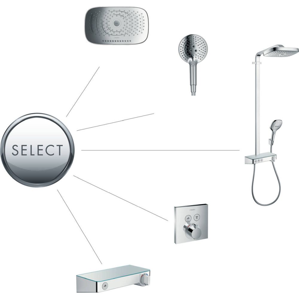Baterie dus termostatata crom Hansgrohe ShowerTablet Select 13171000 [5]