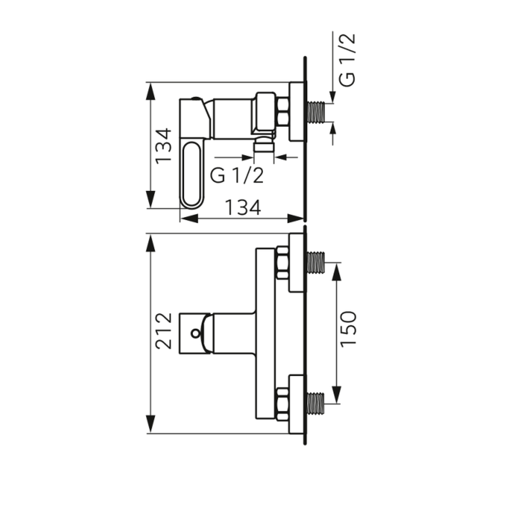 Baterie dus FDesign Zaffiro, alb mat [2]