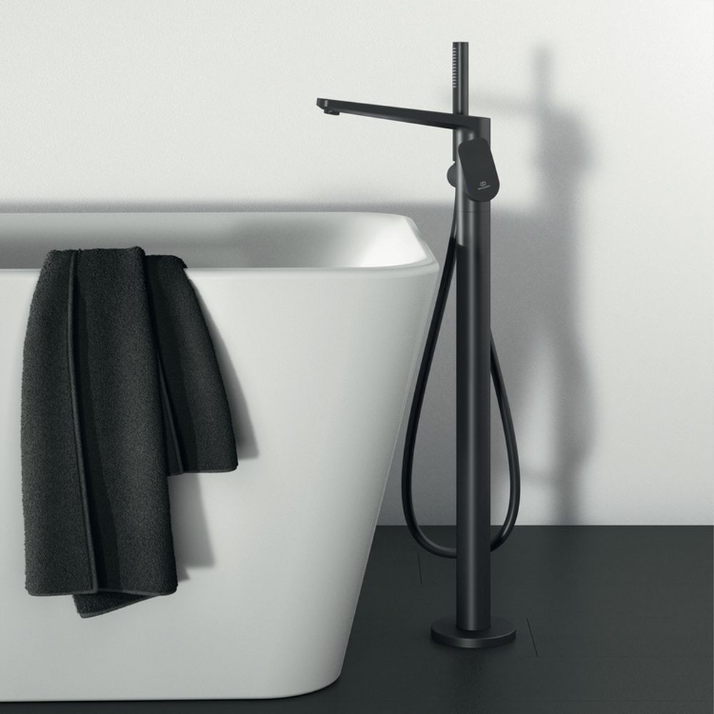 Baterie cada freestanding Ideal Standard Tonic II negru mat [4]