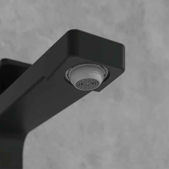 Baterie inalta pentru lavoar cu ventil click-clack, negru mat, Villeroy&Boch Architectura Square [5]