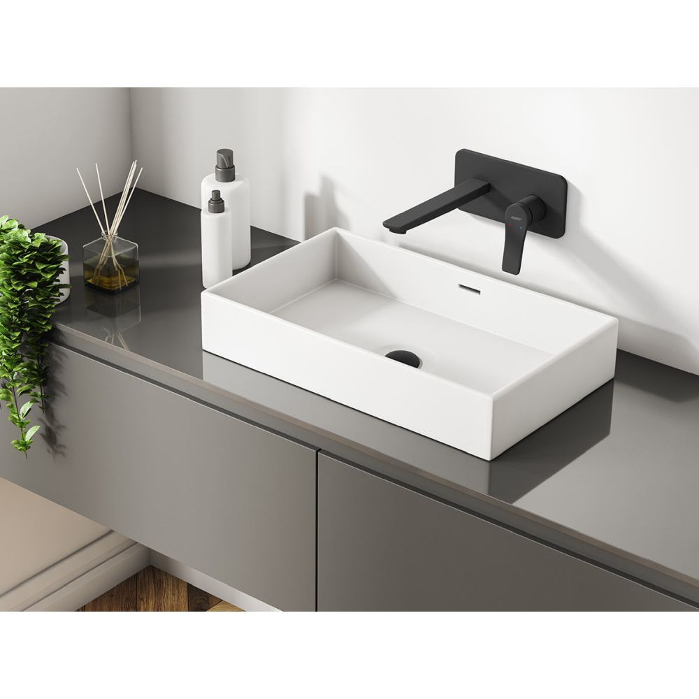 Baterie lavoar incastrata negru mat Ferro Stratos [2]