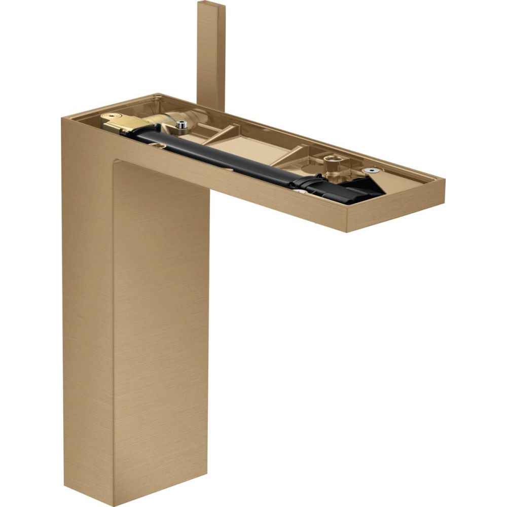 Baterie lavoar baie bronz periat, ventil click-clack, Hansgrohe Axor MyEdition 230