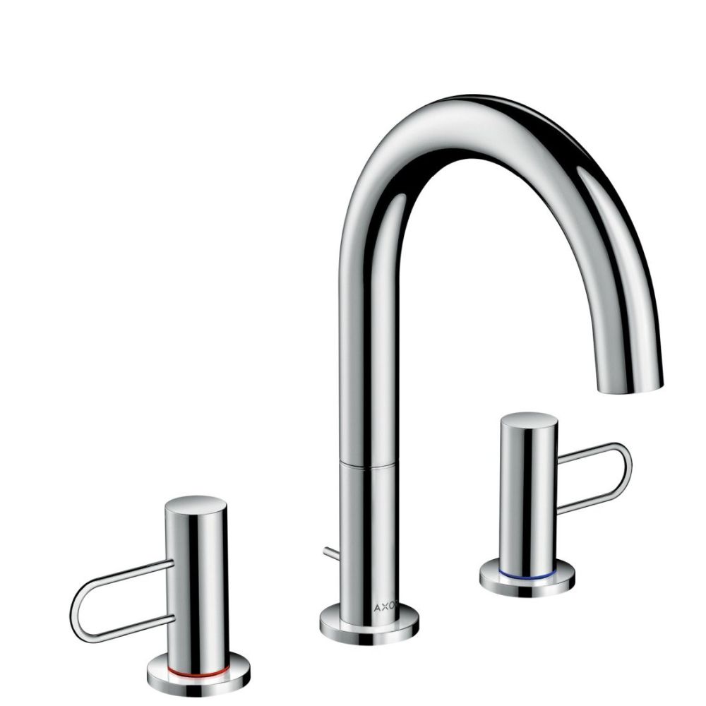 Baterie lavoar baie crom cu 3 orificii si ventil pop-up Hansgrohe Axor Uno