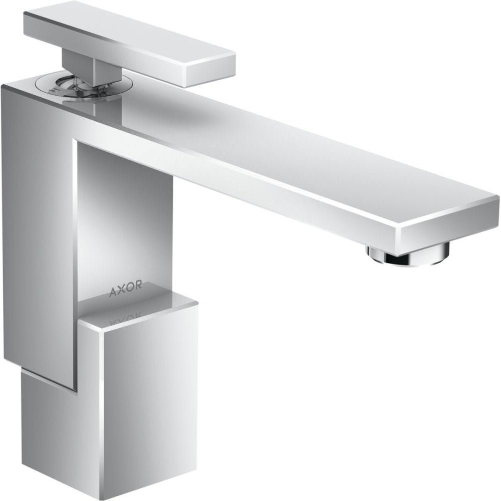 Baterie lavoar baie crom cu ventil click-clack, Hansgrohe Axor Edge 130