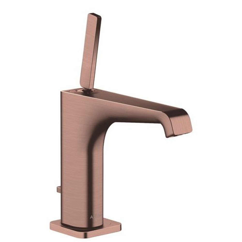 Baterie lavoar baie red gold periat cu ventil pop-up Hansgrohe Axor Citterio E