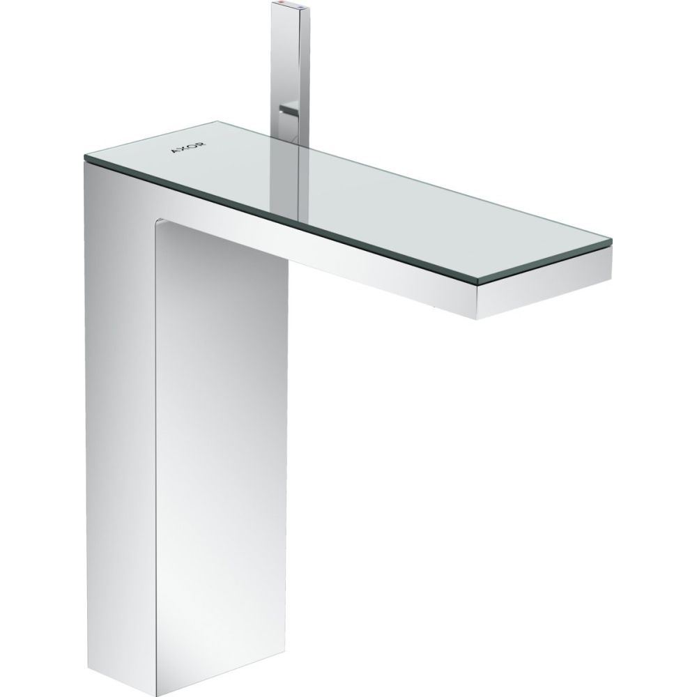 Baterie lavoar baie crom sticla oglinda, ventil click-clack, Hansgrohe Axor MyEdition 230