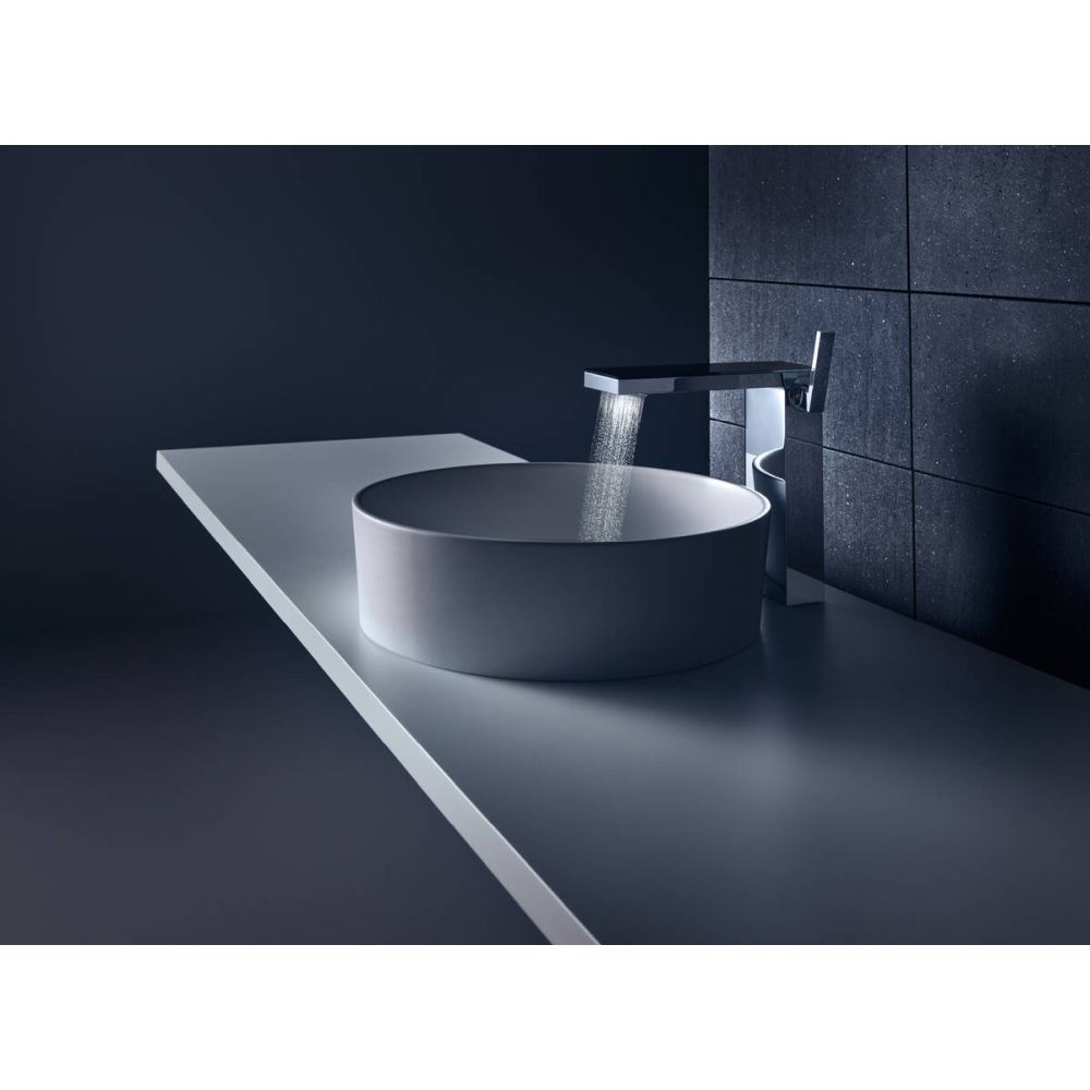 Baterie lavoar baie crom/sticla neagra, ventil click-clack, Hansgrohe Axor MyEdition 230 [2]