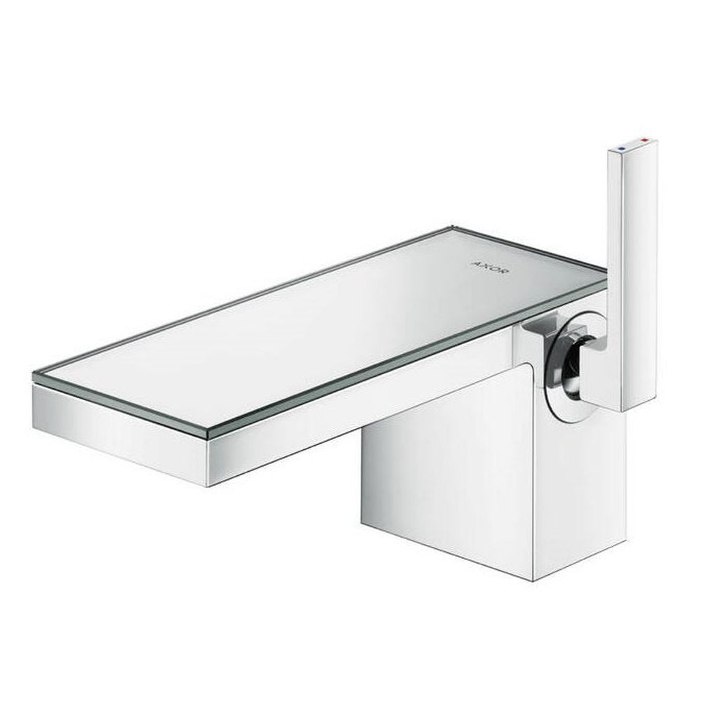 Baterie lavoar baie crom/sticla oglinda, ventil click-clack, Hansgrohe Axor MyEdition 70 [2]