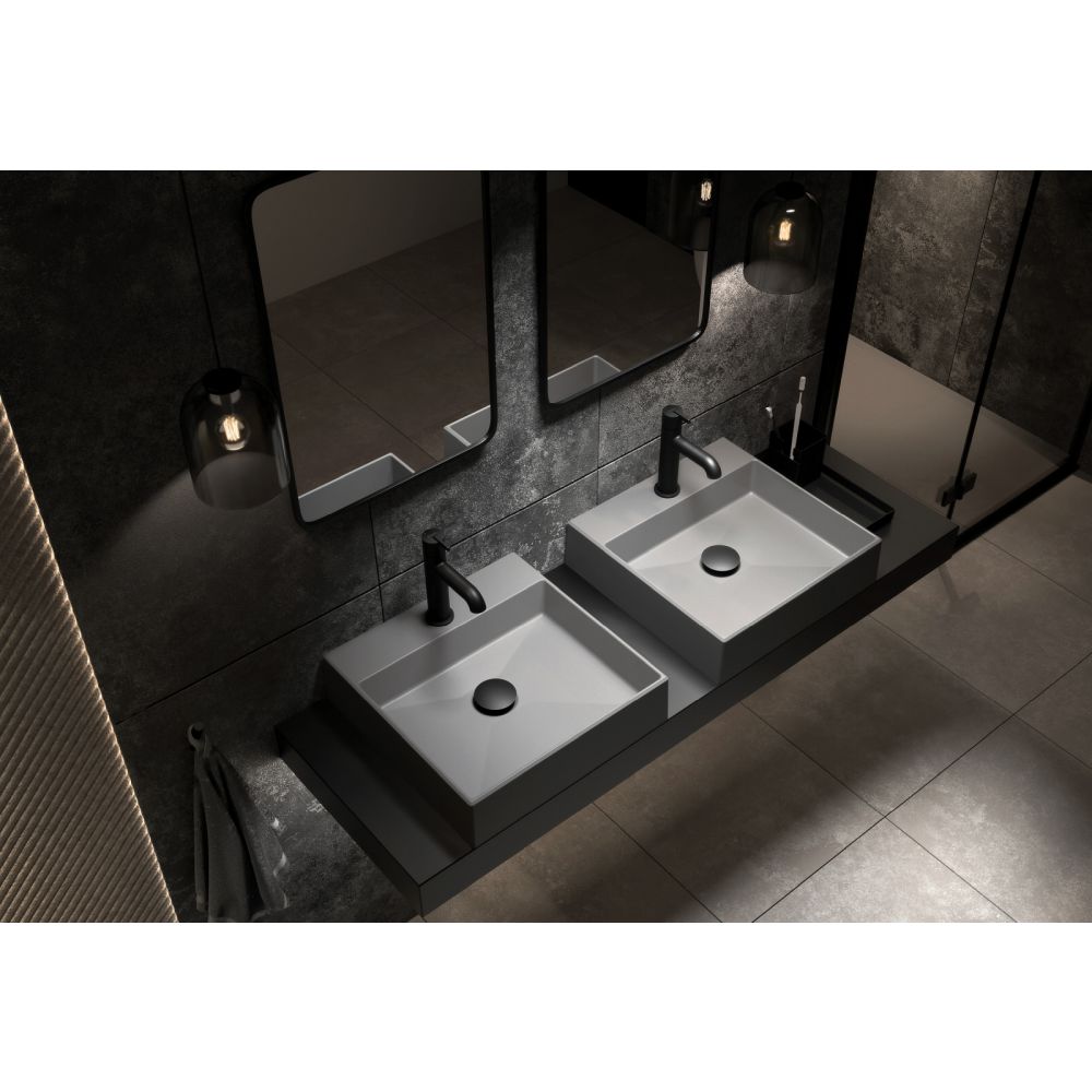 Baterie Chiuveta baie culoare neagra Deante Silia [2]