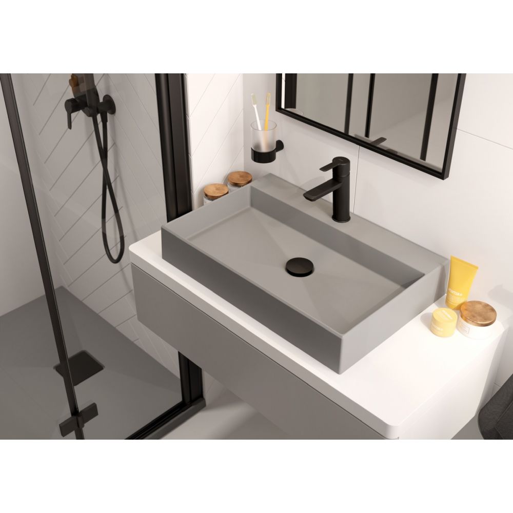 Baterie Chiuveta baie culoare neagra Deante Arnika [2]