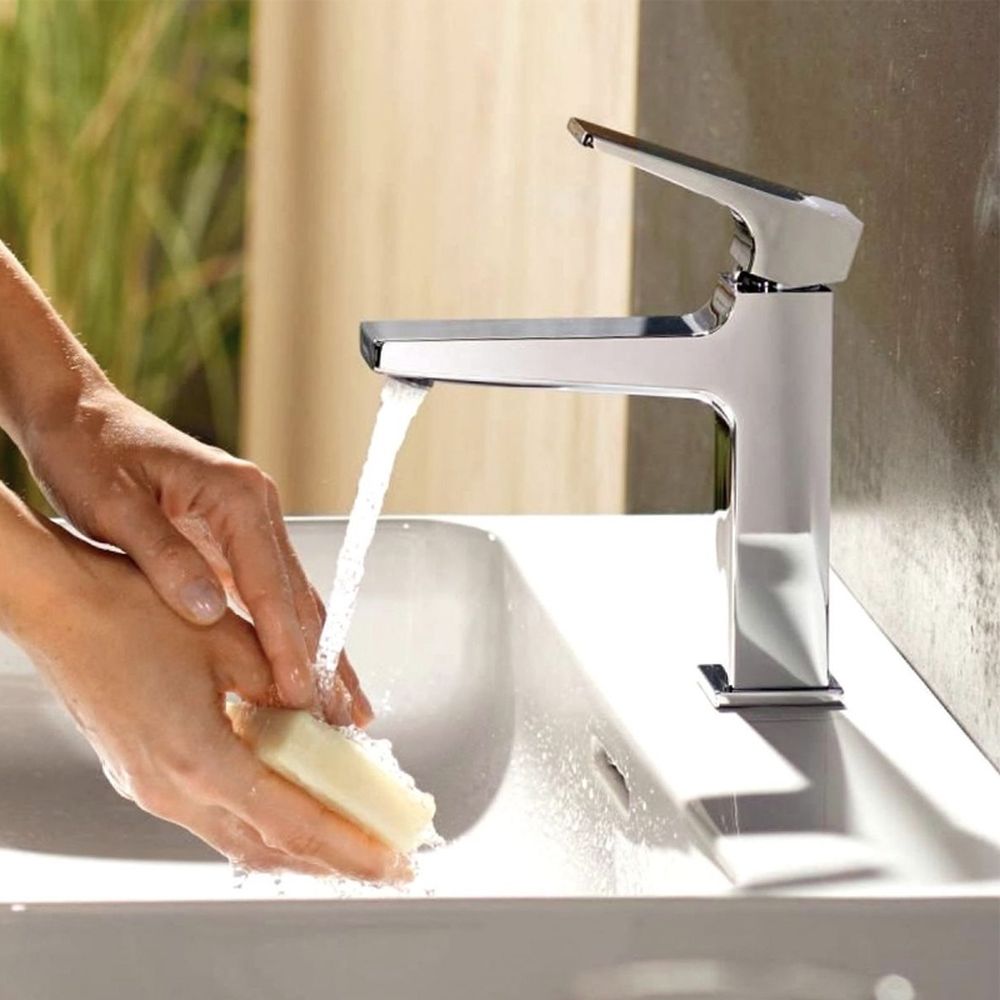 Baterie lavoar crom cu ventil inclus Hansgrohe, Metropol [3]