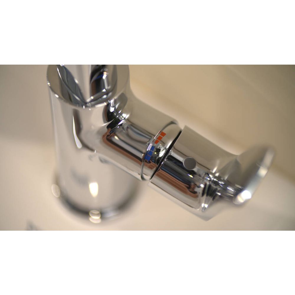 Baterie lavoar crom cu ventil pop-up Hansgrohe Metris 230 [6]