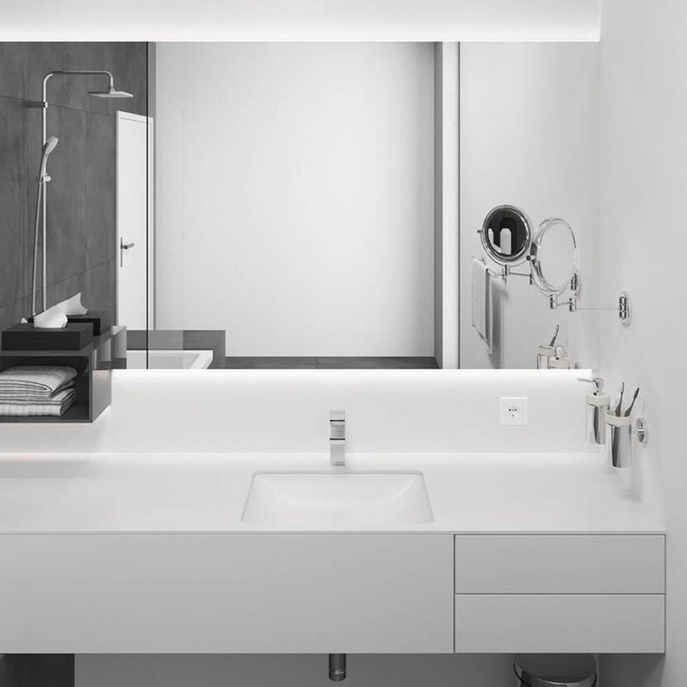 Baterie lavoar crom lucios, cu ventil pop-up, Hansgrohe Vernis Shape 100 [3]