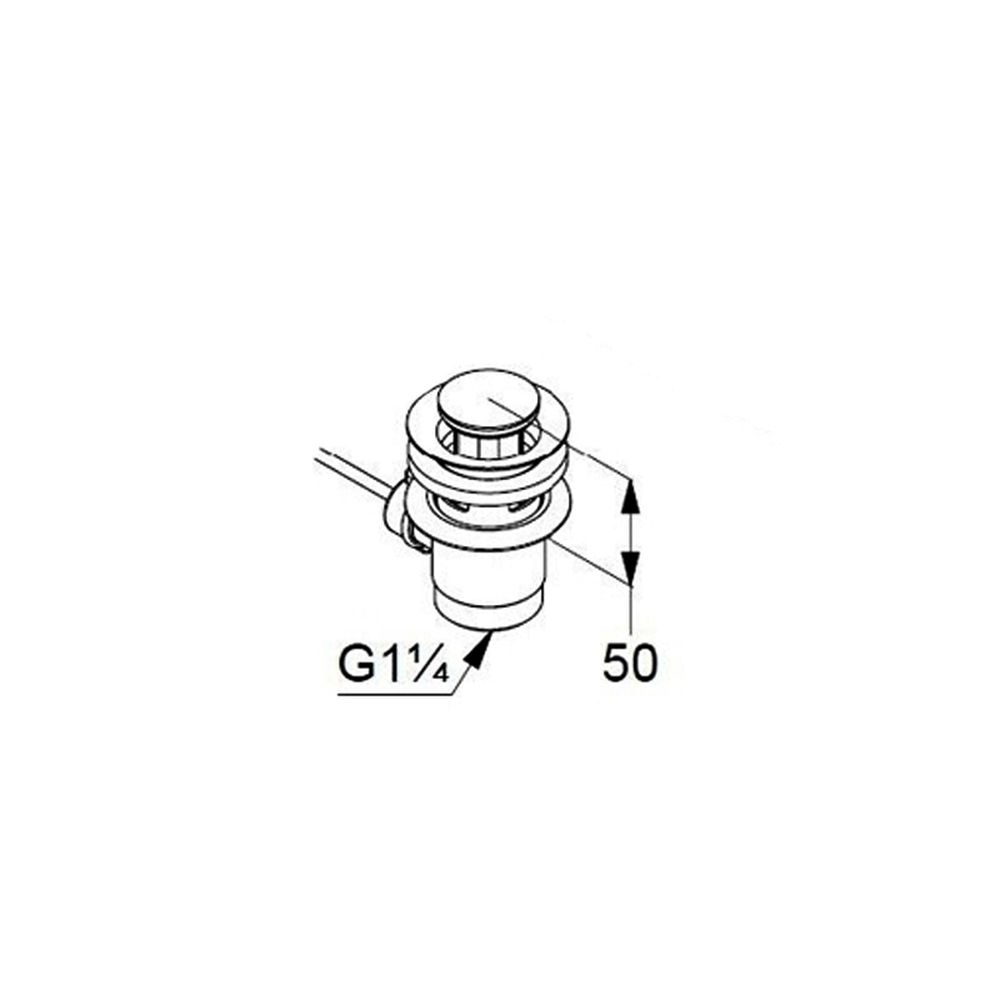 Baterie lavoar crom Kludi cu ventil inclus, Pure&Solid [6]