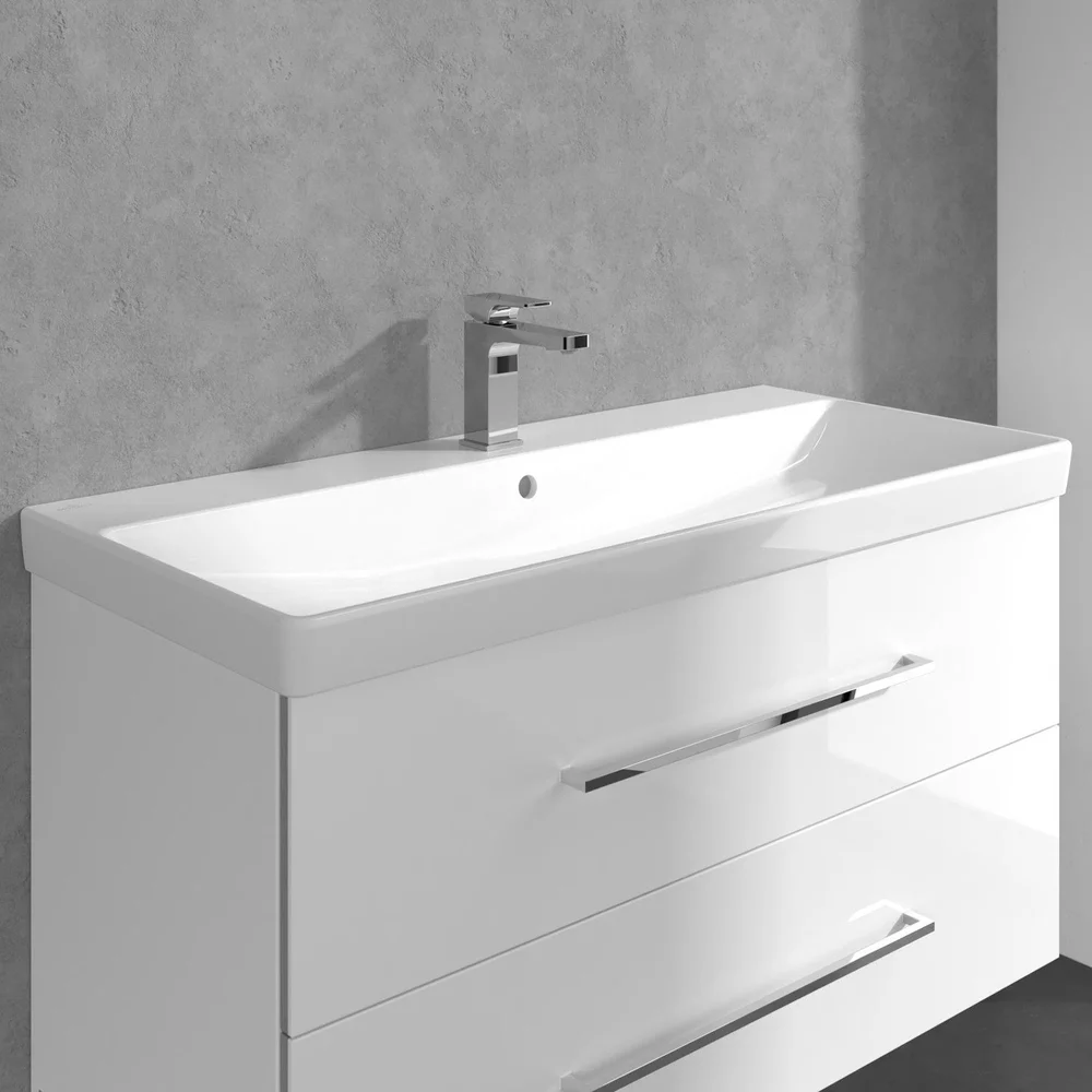 Baterie lavoar, crom lucios, Villeroy & Boch Architectura Square [2]
