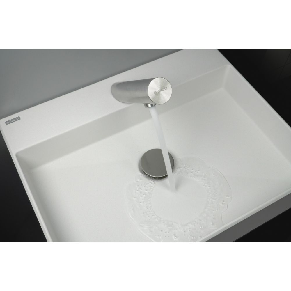 Baterie lavoar cu senzor, culoare oțel șlefuit, alimentare retea 230/6V, fara control temperatura,  Deante Sense [2]